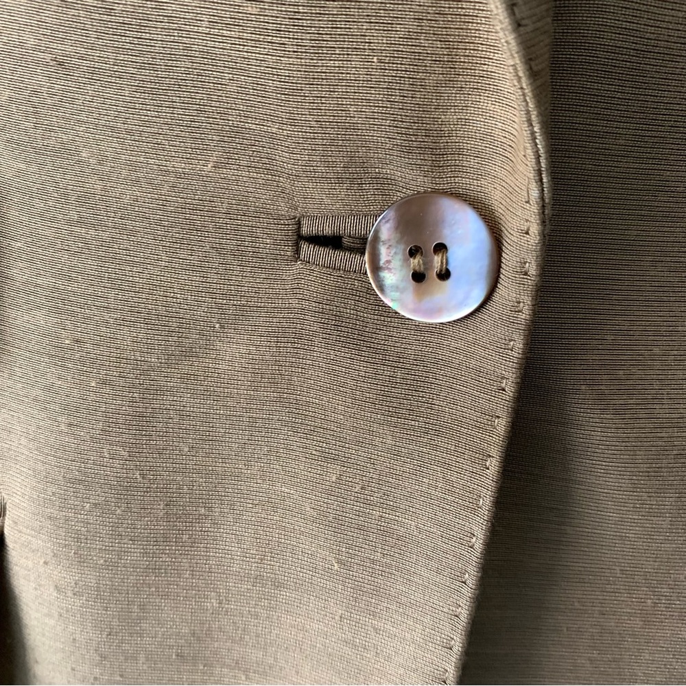 v i n t a g e :: Structured Sleek Longline Wool Rayon Blazer - Picture 13 of 16